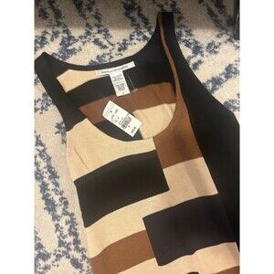 Brand New with Tags Diane von Furstenberg Colorblock Square Sweater Vest Tank